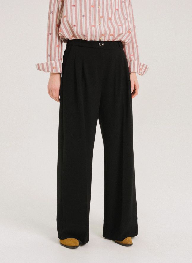 Pantalon Fluide Uptown | Noir