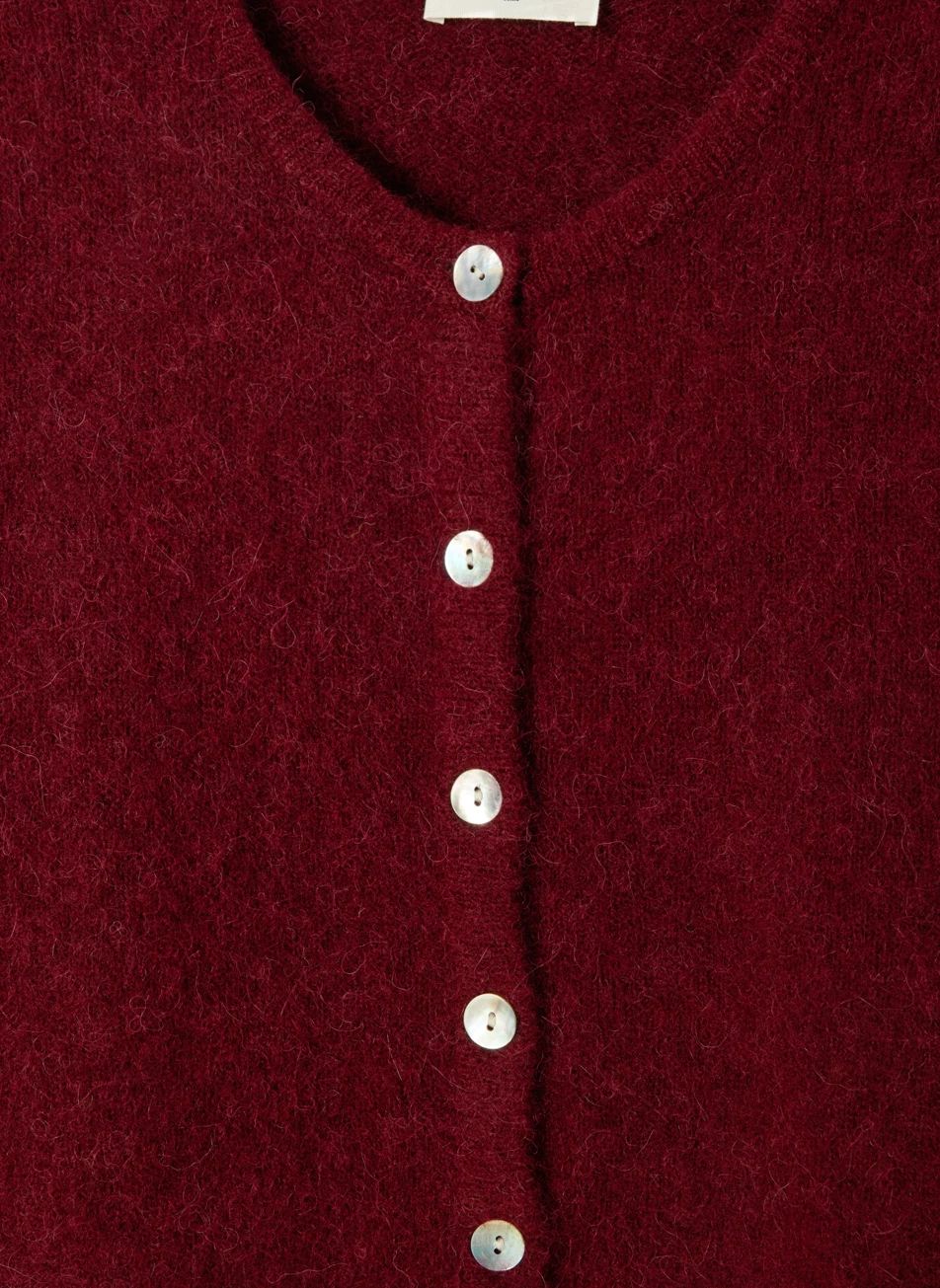 Gilet Vitow Alpaga | Cerisier- Image produit n°5