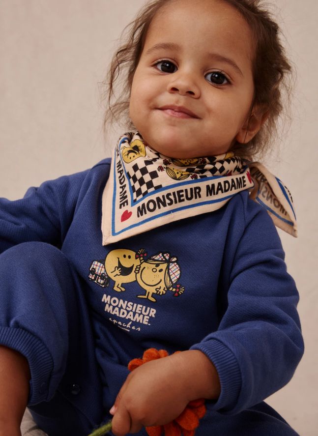Petit Foulard Manika - Apaches x Monsieur Madame | Ecru