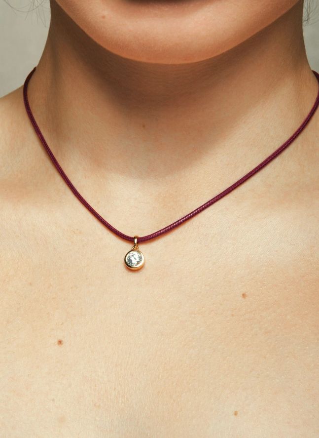 Collier Cleo | Bordeaux