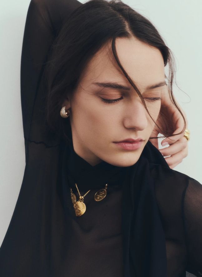 Boucles d'Oreilles Christy | Doré