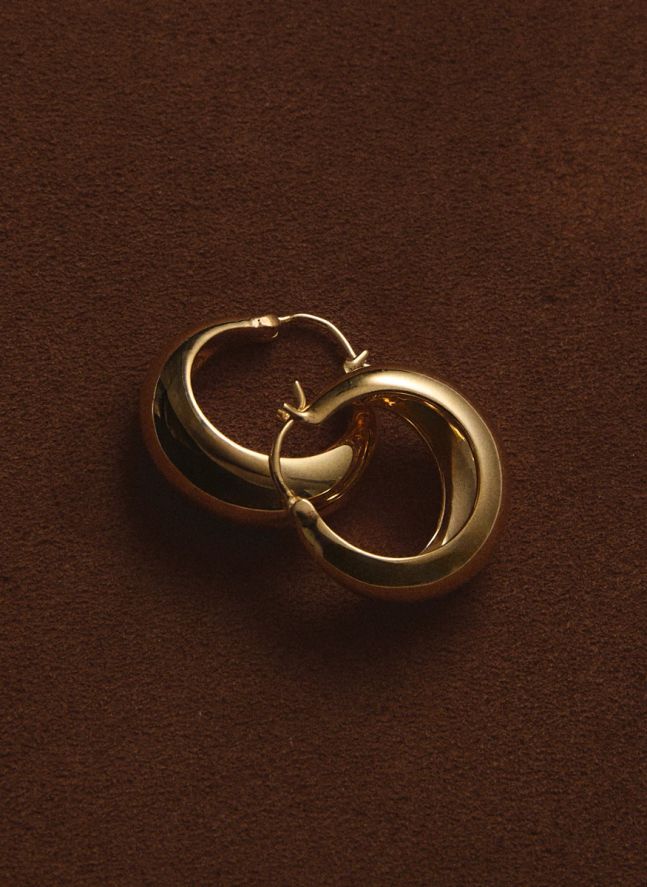 Boucles d'Oreilles Oli | Doré