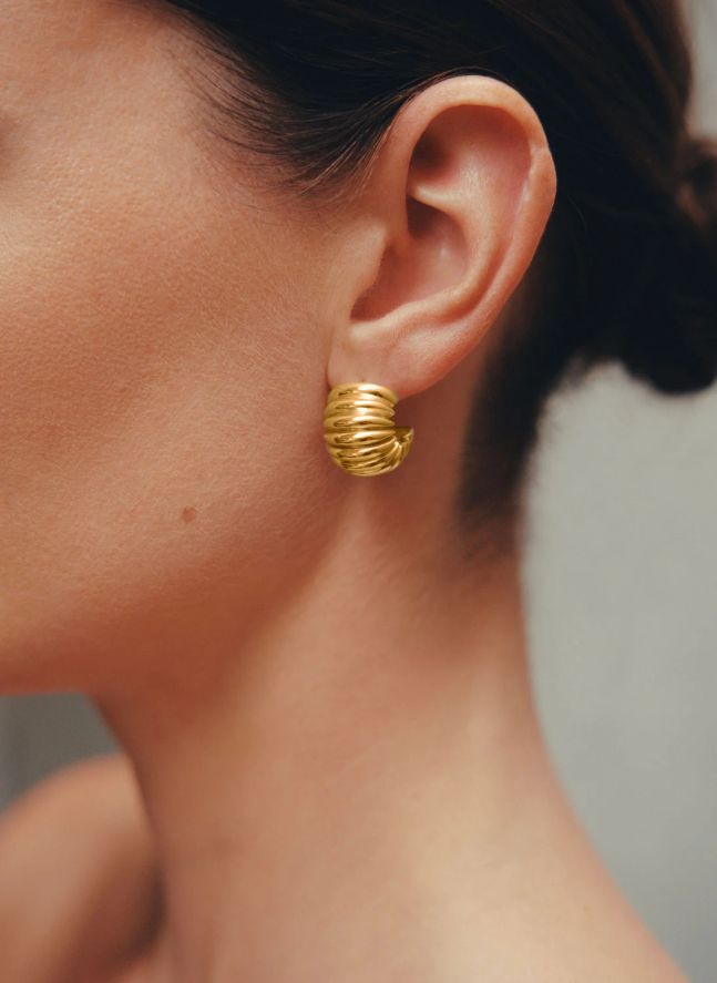 Boucles d'Oreilles Clara | Doré
