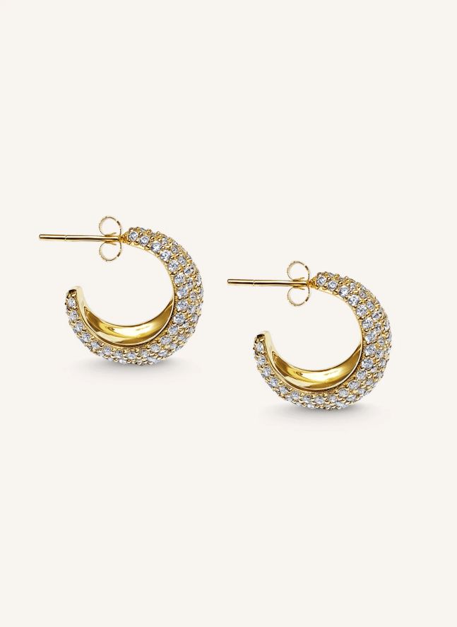 Boucles d'Oreilles Christy | Doré