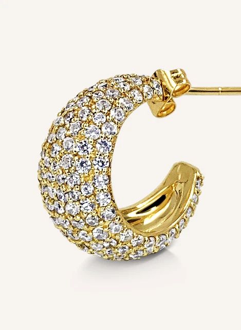 Boucles d'Oreilles Christy | Doré