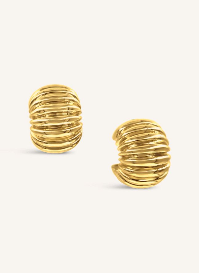 Boucles d'Oreilles Clara | Doré