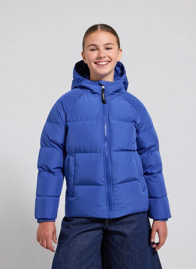 Chaqueta acolchada Sten Smooth de fibras recicladas | Azul