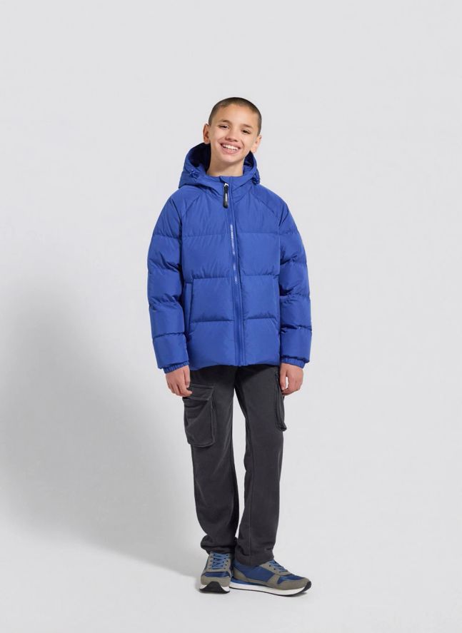 Doudoune Sten Smooth Fibres Recyclées | Bleu
