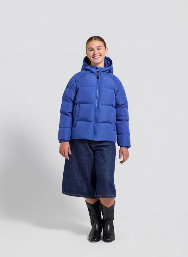 Doudoune Sten Smooth Fibres Recyclées | Bleu