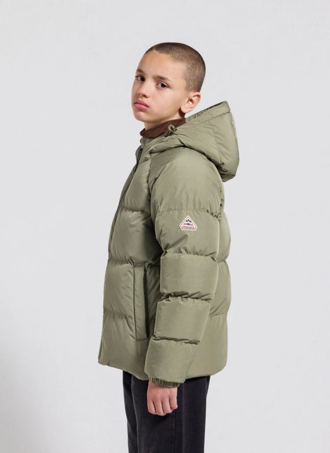 Chaqueta acolchada Sten Smooth de fibras recicladas | Salvia