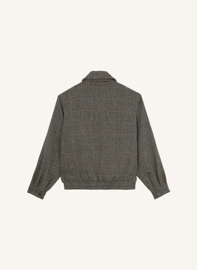 Veste Cléo Chevrons Laine | Marron