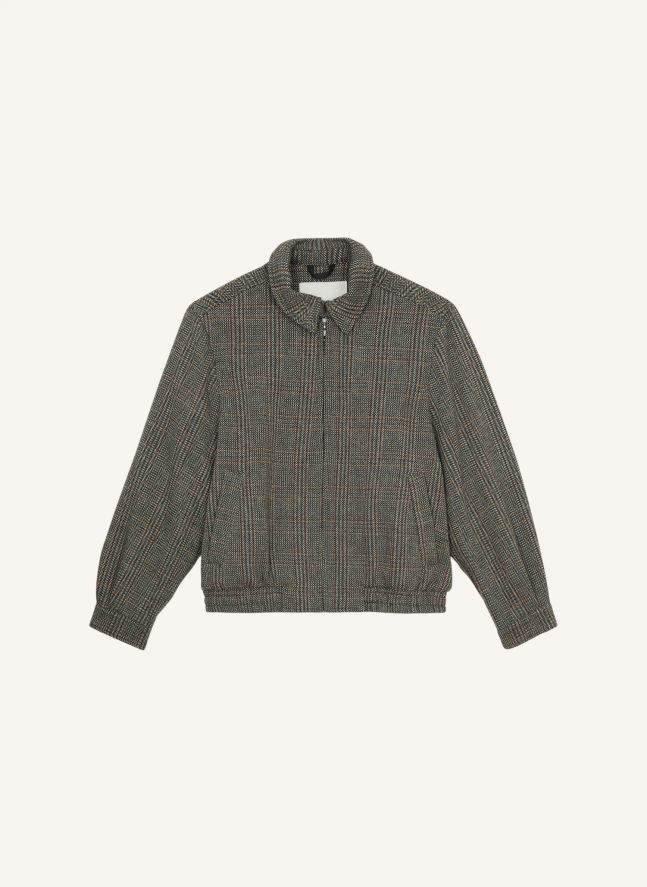 Veste Cléo Chevrons Laine | Marron
