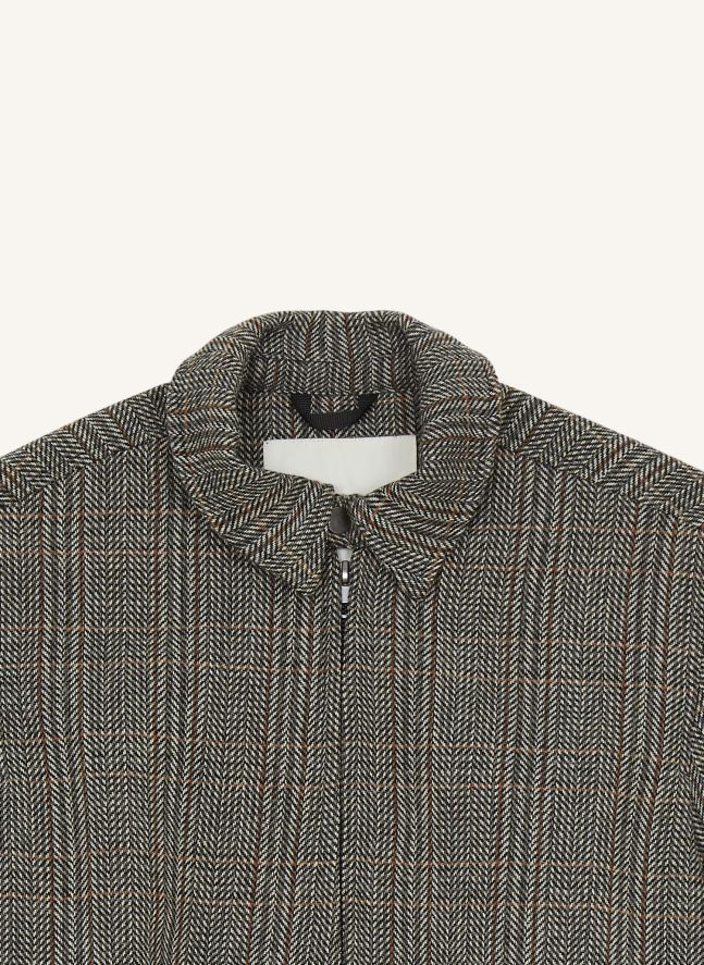 Veste Cléo Chevrons Laine | Marron