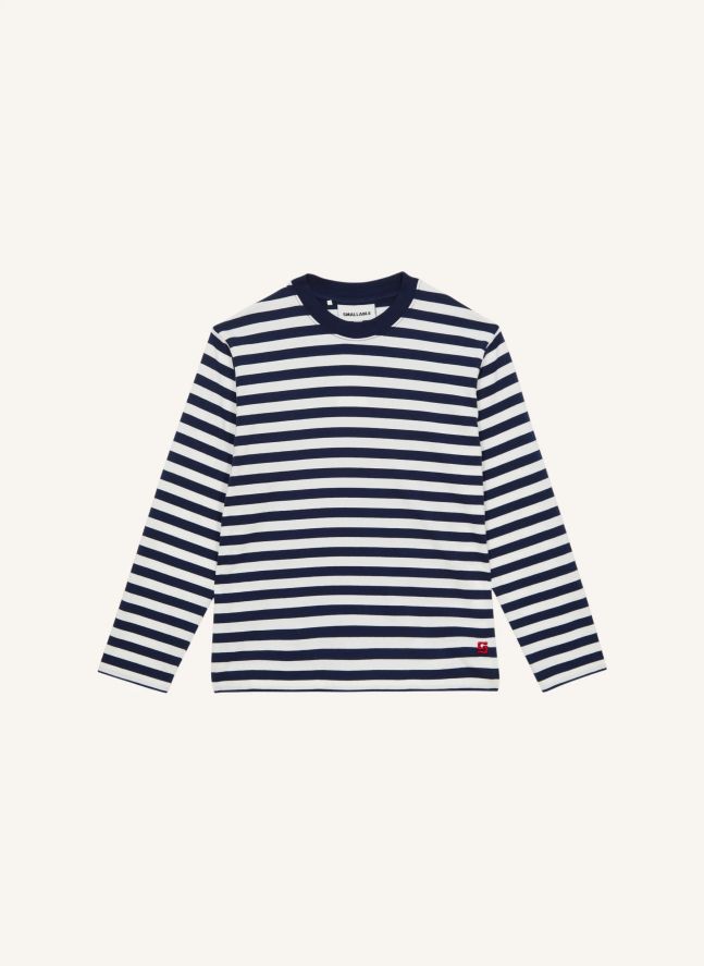 T-shirt Bam Rayé | Bleu noir