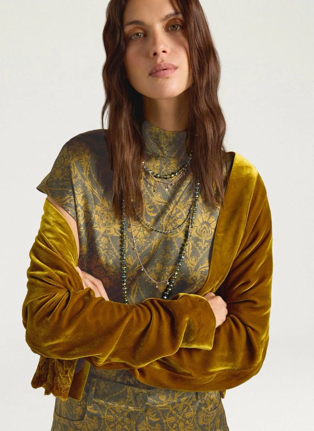 Blouse Ulla Soie | Doré