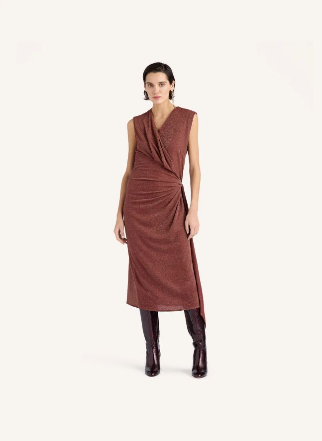Robe Roca Irrisé | Rouge