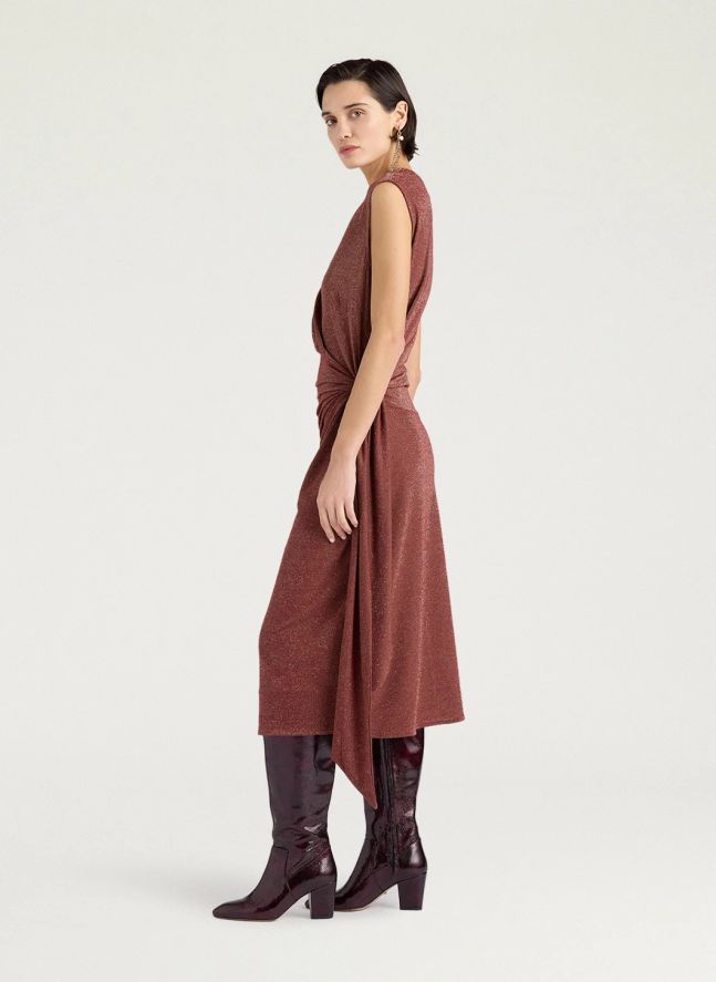 Robe Roca Irrisé | Rouge