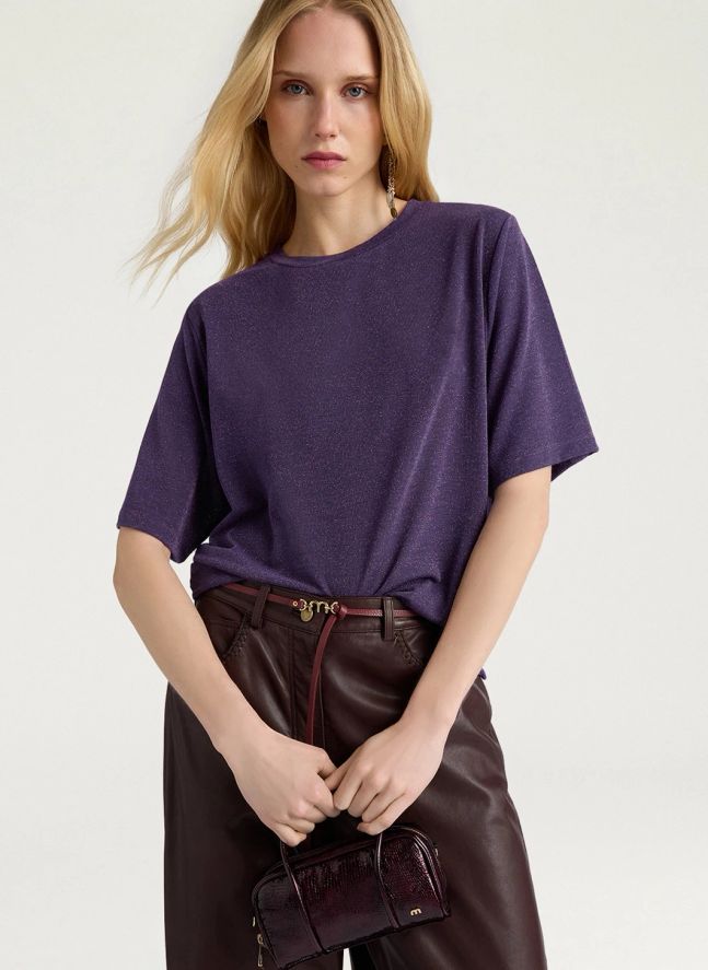T-shirt Iora Irisé | Améthyste