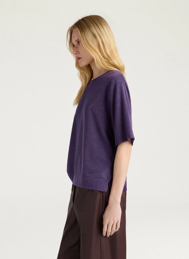 T-shirt Iora Irisé | Améthyste