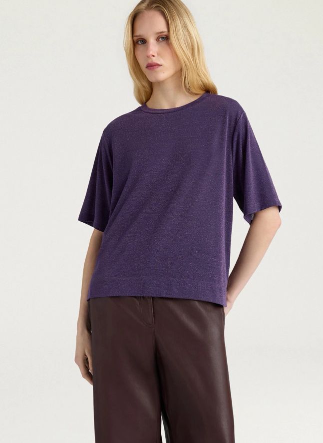 T-shirt Iora Irisé | Améthyste
