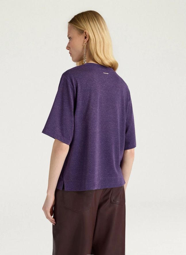 T-shirt Iora Irisé | Améthyste