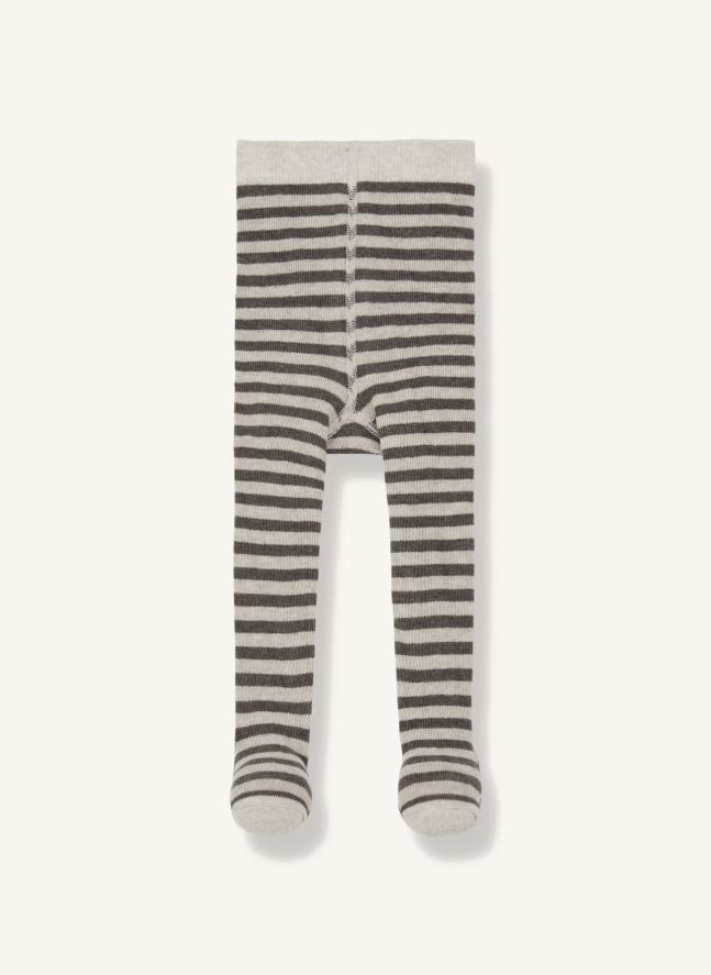 Collants Ancona Rayés | Taupe