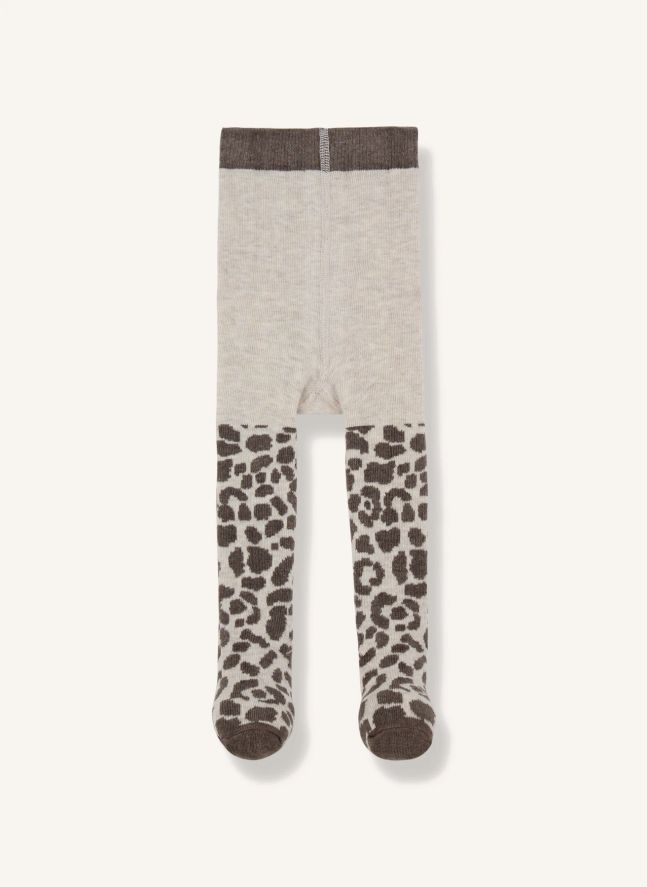 Collants Trapani Léopard | Taupe