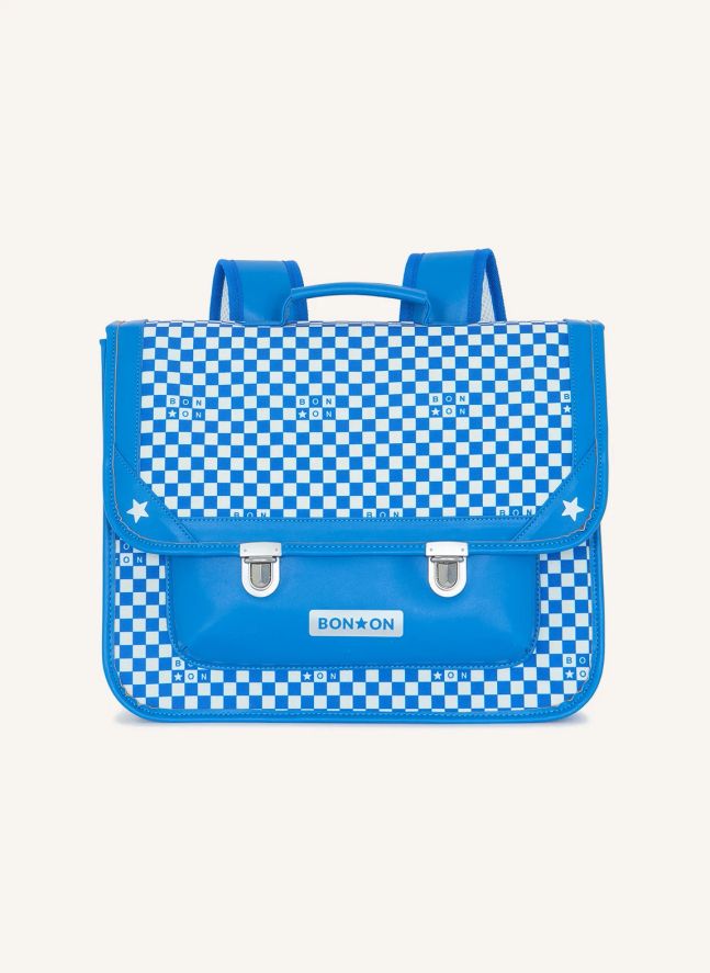 Damier School Bag | Blue