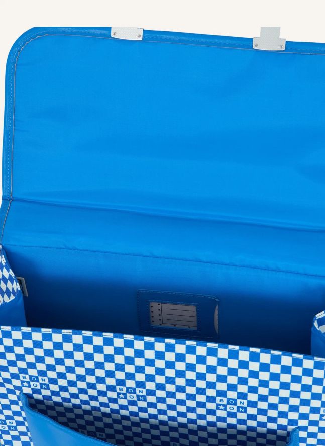 Damier School Bag | Blue