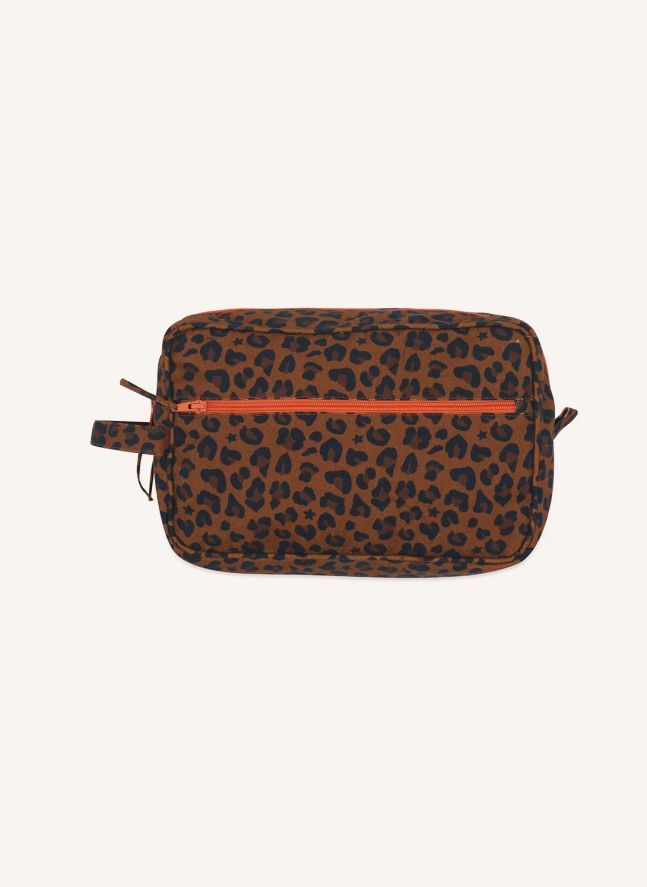 Trousse Léopard | Marron