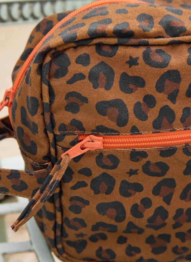 Trousse Léopard | Marron