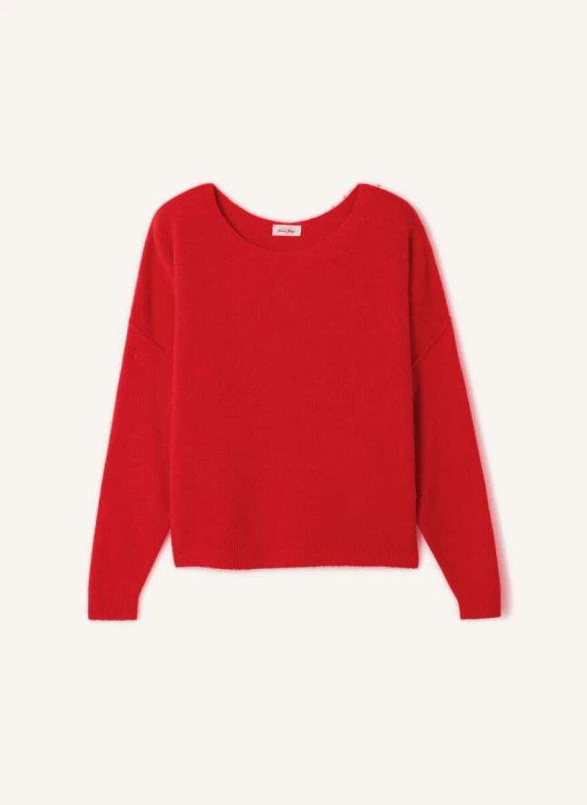 Pull Damsville Laine | Rouge