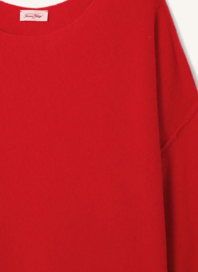 Pull Damsville Laine | Rouge