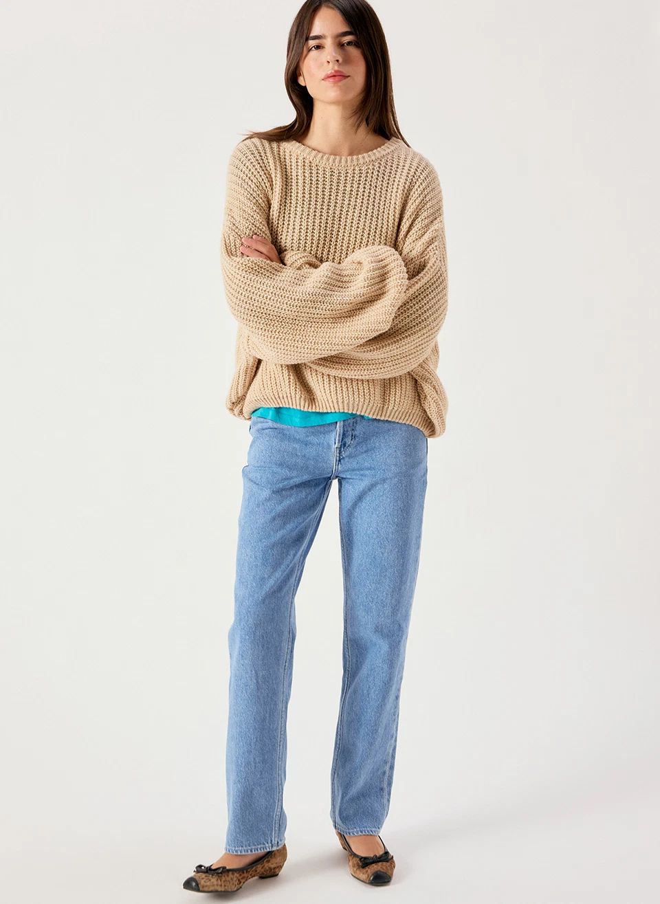 Pull Cyrow Laine | Beige- Image produit n°9
