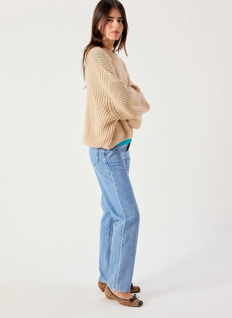 Pull Cyrow Laine | Beige- Image produit n°8