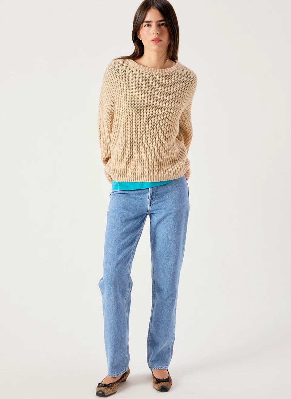 Pull Cyrow Laine | Beige- Image produit n°7