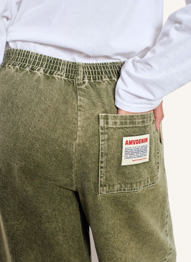 Pantalon Carotte Uzatown Coton | Olive