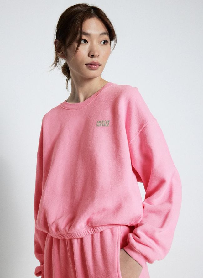 Sweat Izubird Coton | Cerisier