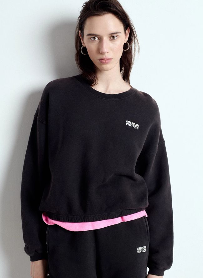 Sweat Izubird Coton | Gris anthracite