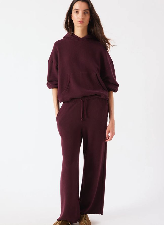 Jogger Atubay Coton | Lie de vin