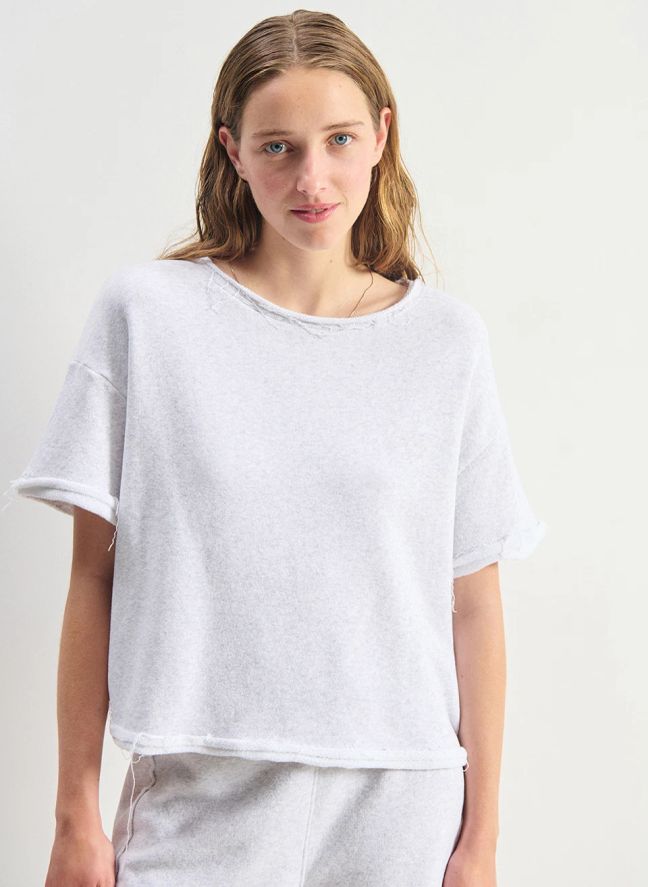 T-shirt Atubay Coton | Arctic blue