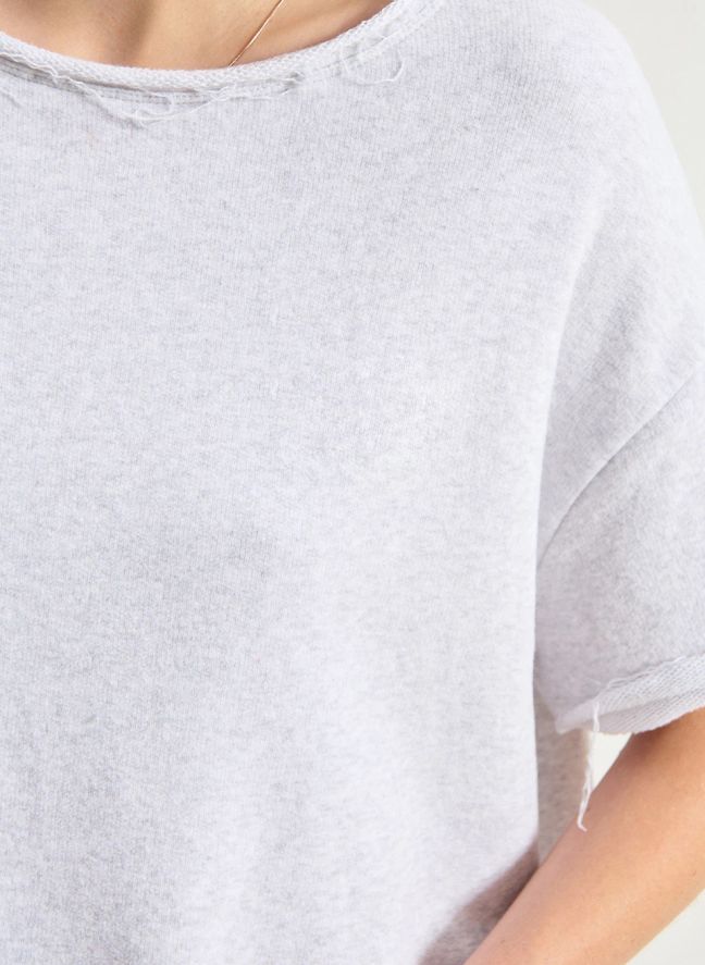 T-shirt Atubay Coton | Arctic blue