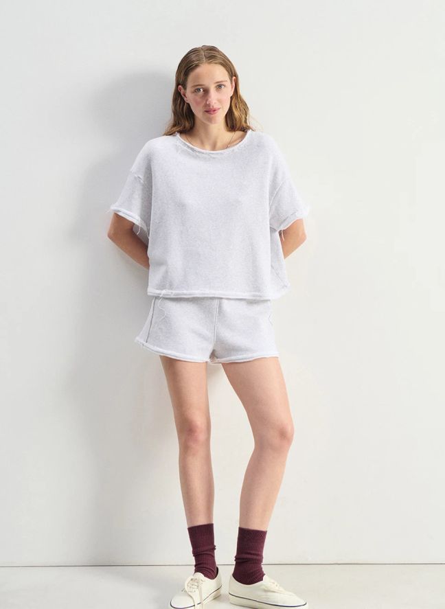 T-shirt Atubay Coton | Arctic blue