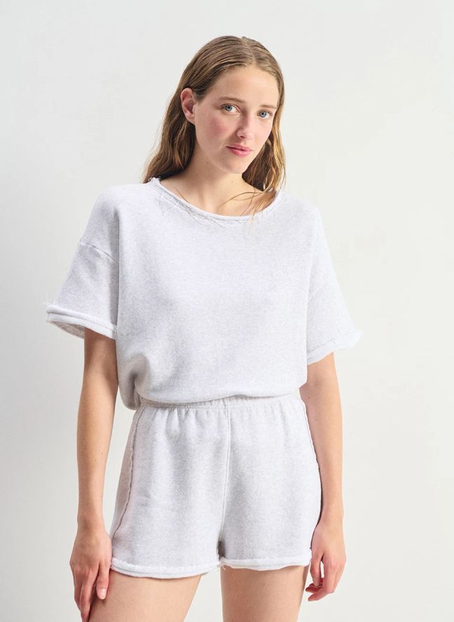 T-shirt Atubay Coton | Arctic blue
