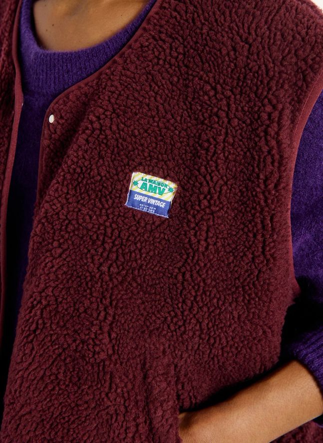 Veste Sans Manches Hoktown | Bordeaux