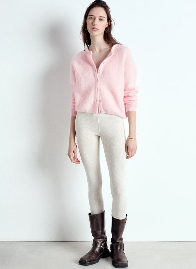 Gilet Vitow Alpaga | Rose bonbon