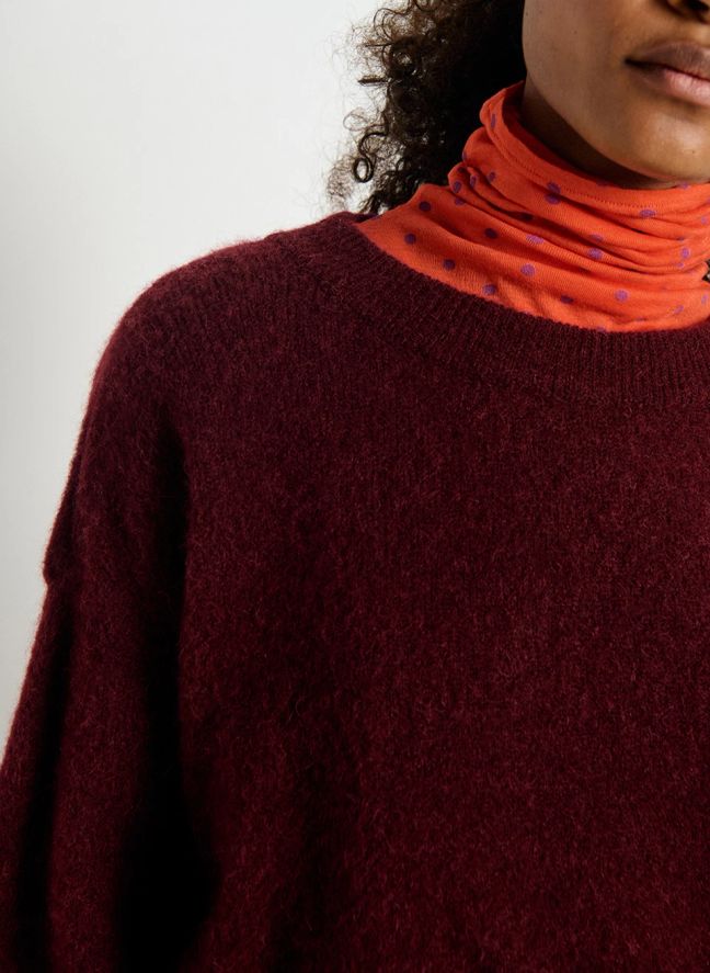 Pull Vitow Alpaga | Grenat