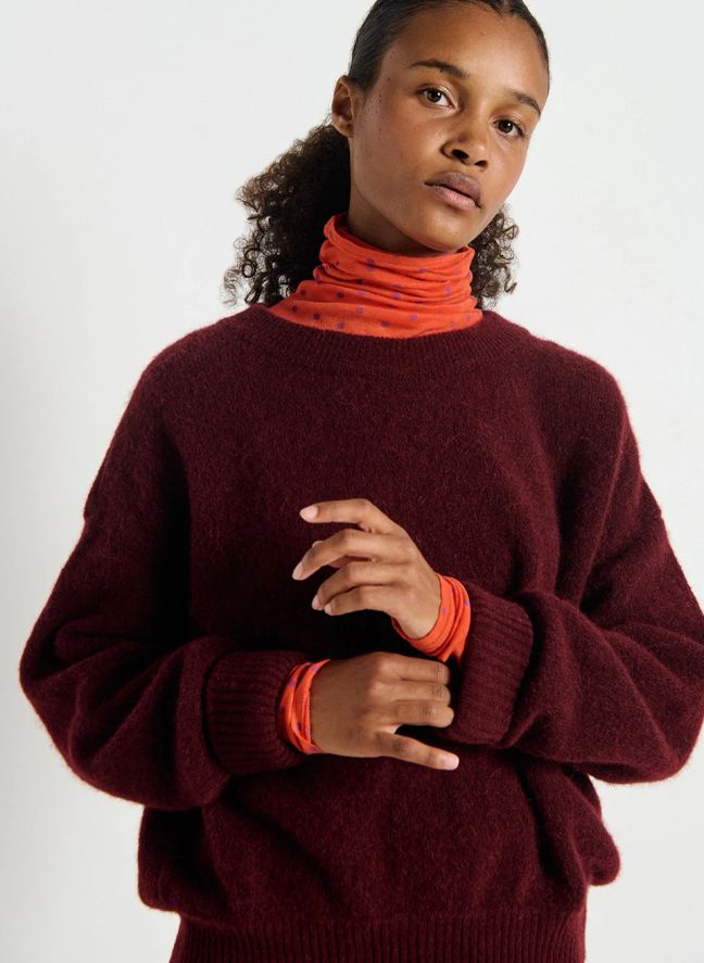 Pull Vitow Alpaga | Grenat