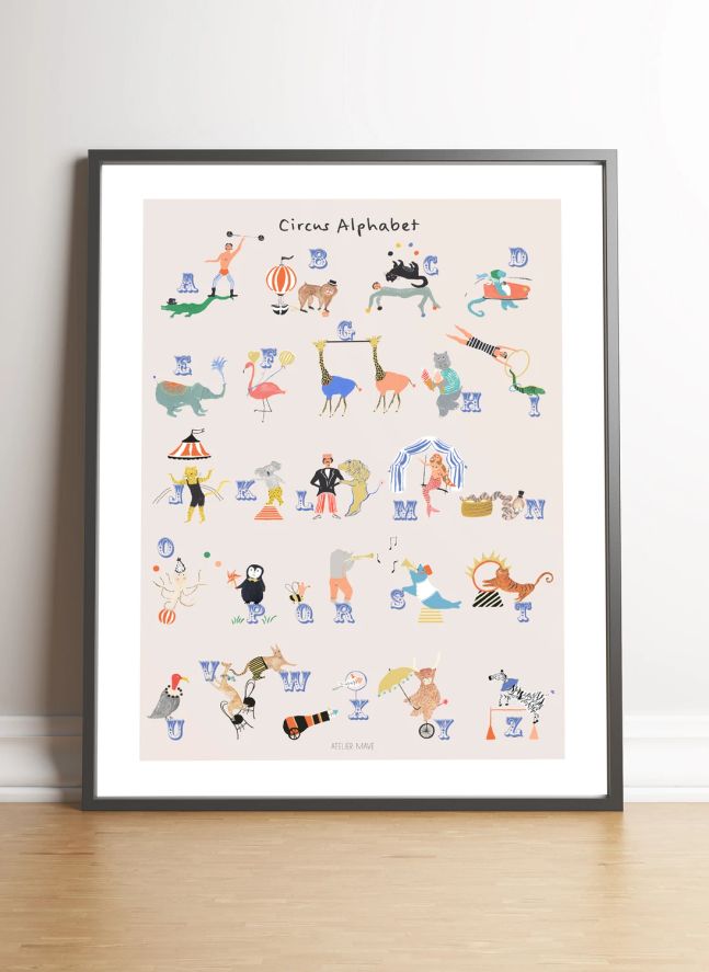 Cartel «Circus Alphabet»