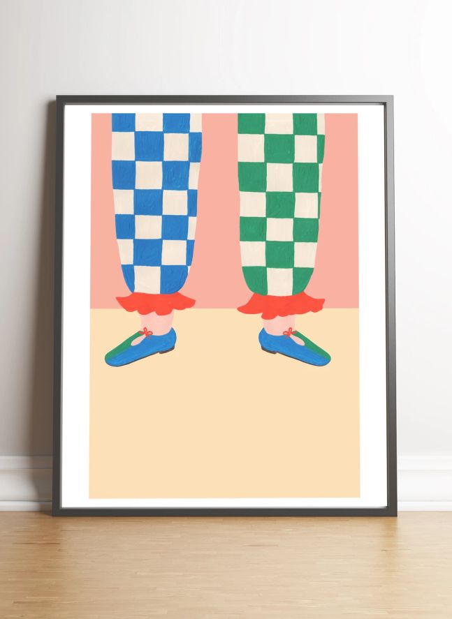 Cartel «Follow These Shoes»